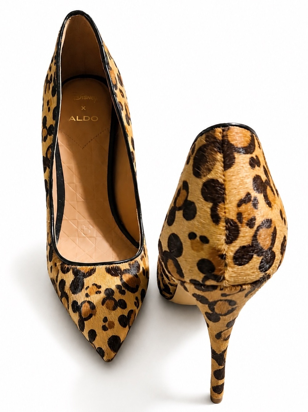 👠 ALDO x DISNEY Rare NWOT Mickey Mouse Stiletto Heels 4" Pointed Toe Pumps Sz 6